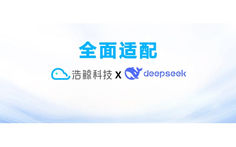 浩鯨科技鯨智大模型系列產品已全面適配DeepSeek